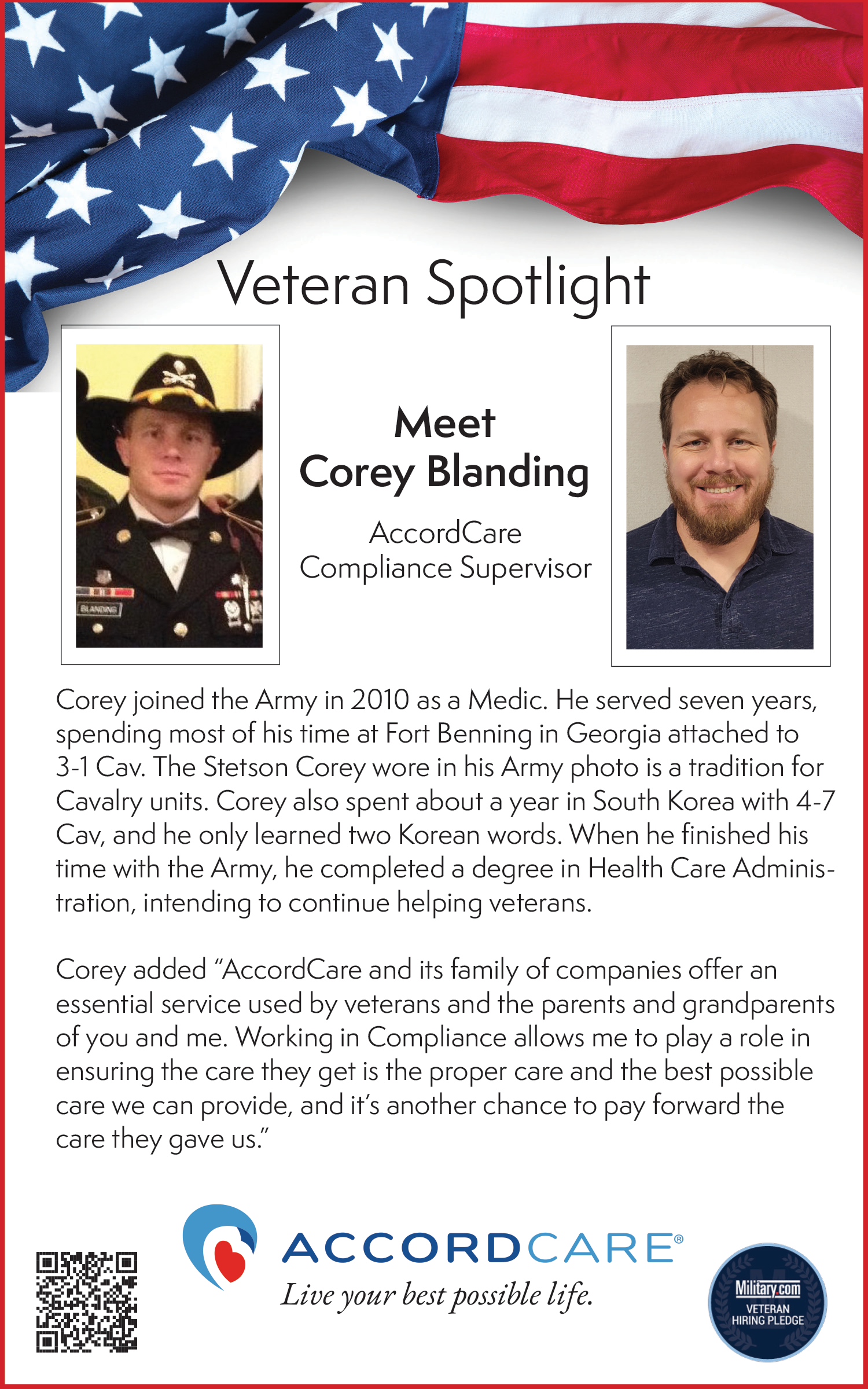 Corey Blanding Veteran 6123